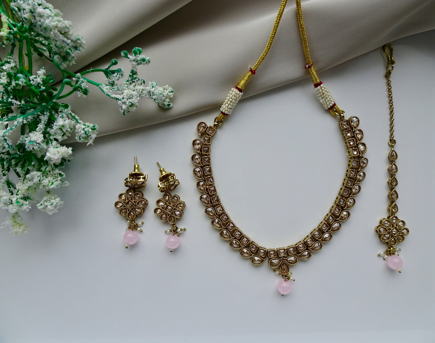 Gold Necklace Set